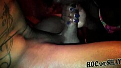 ebony couple's hardcore blowjob and anal sex