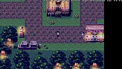 Tanned girl Natsuki squirts in hentai game exhibitionist scene