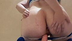 Hot Milf with Big Ass After Soccer Game - Alone