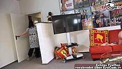 German Secretary Seduced Into Threesome During Casting Interview