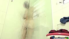 big tit blonde deepthroats anal sex