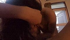 Asian teen gives sloppy blowjob and cumshot in homemade video.