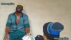 Girl's creamy pussy fucked hard by student, almost caught by mom!