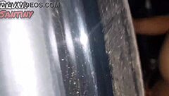 Bruna Gives Blowjob to Big Cock in Luxúria Club Parking Lot.