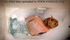 Annie Archer Showers Her Shaved Pussy Solo