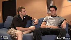 Sweet Gay Endures Intense Butt Fucking with Monster Cock, Sucking and Cum