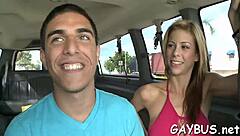 Two gay men having oral sex