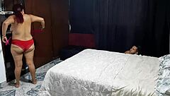 I caught my mother-in-law dressing and we fucked!