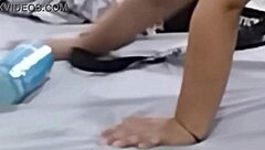 Skinny Latina gets monster cock hard and deep inside