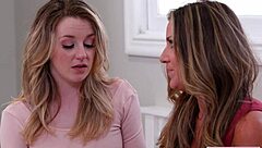 Milf toys pussy with stepdaughter