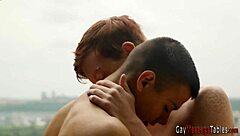 Gay Dude Riding Dick Bareback In Intense Massage Session