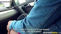 mofos has this cute ebony teen having sex outside