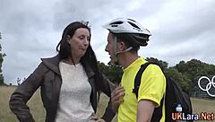 Mature british woman in stockings gets cum facial