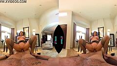 Busty MILF Nikki Benz rides monster cock