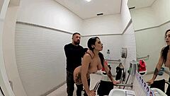 jade mortal kombat cosplay girl gets fucked in bathroom on halloween