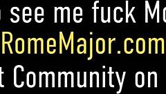 slender jenna justine gets mouth and ass fucked by rome major's big cock