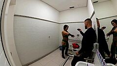 jade mortal kombat cosplay girl gets fucked in bathroom on halloween