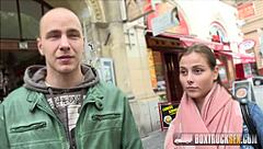 Cloe Receives Massage From Boyfriend, Then Gets Fucked Publicly Outdoors