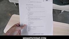 Sexy MILF gets her wet pussy pounded by stepson