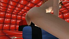 The Dildo Riding High Elf in Hentai