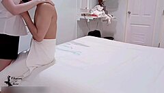 Intense Asian threesome explodes with hardcore lesbian action