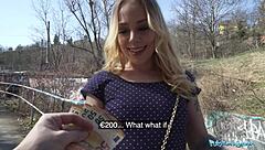 Horny Blonde Flasher Creampied In Tunnel