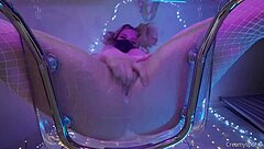 pov hot blonde sits on your face, lick her pussy after creampie