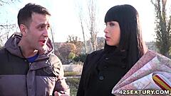 Japanese Tourist Rides Big Cock To Orgasm