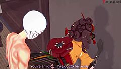 Chiori在原神POV幻想中口交性爱！