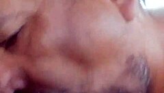 Latino suck black shemale with deepthroat lick and monster cock