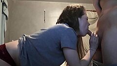 Tiny Girl Fucks Hard With Good Head?