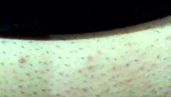 i masturbate with black dildo while bound and masked with face cover