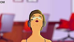 The magic mouse makes her cum!