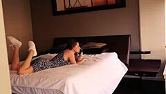 POV babysitter gets cum sprayed in wild teen doggystyle action