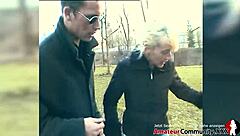 Petite Milf Pisses and Squirts Outdoors