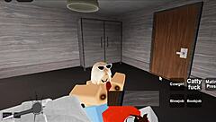 Banging the Roblox whore doggystyle on the floor