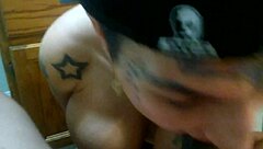 hey, check out this big black cock with big tits blowjob action