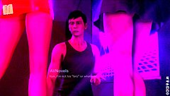 Exploring the inn in this hentai game