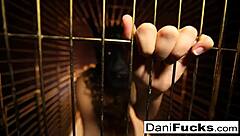 Sexy Dani Daniels As A Bitch Inside A Cage