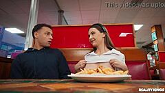 fresh meat pounded between two hot buns in public fantasy?