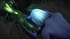 Furry yaoi kinky dragon and tanuki sex in park sissy crossdress