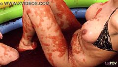 Babes Finger Each Other In Pool