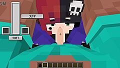 Ellie被操脸，深喉动作