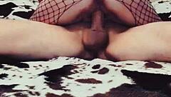 Wife in erotic lingerie for casting interview