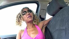 Blindfolded wife surprised by friends?