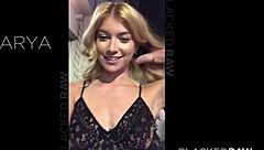 Monster black stud dominates blonde hipster with intense doggystyle and creampie.