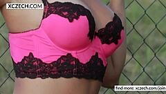 Beautiful Blonde Strips in Public, Reveals Stunning Body on Xczech