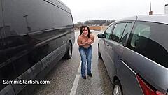 Sammi Starfish's pantsing pranks in public outdoor hall of fame