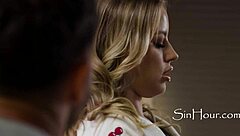 Anna Claire Clouds And Seth Gamble In Oil Change Scene