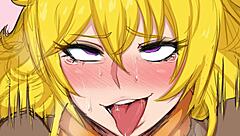 Weiss Dominates with RWBY Hentai Femdom Jerk Instructions